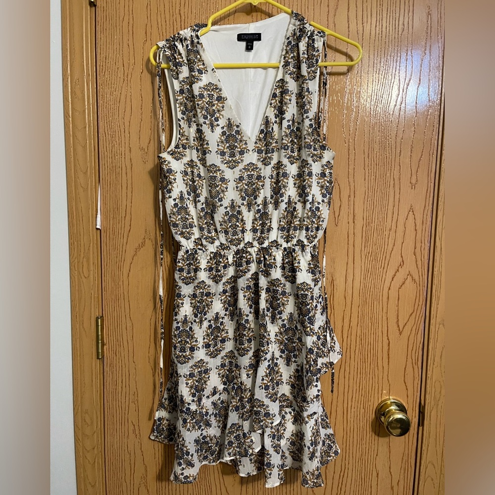 Express printed mini dress sz S